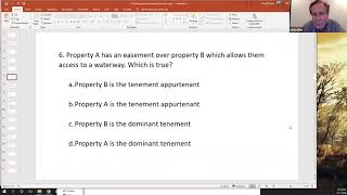 Live Exam Prep Series - Real Property