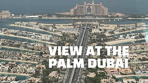 View at the Palm Dubai | Dubai Tourist Attraction | Palm jumeirah | EXPLORE WITH SHENOY | Dubai Vlog