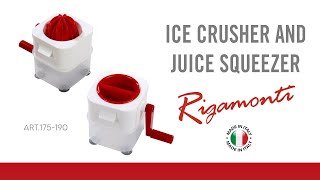 Rigamonti Pietro Figli - Art 175-190 Ice Crusher And Juice Squeezer