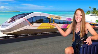 3.5 Hours on FLORIDA'S HIGH SPEED TRAIN (Is it worth the price?)