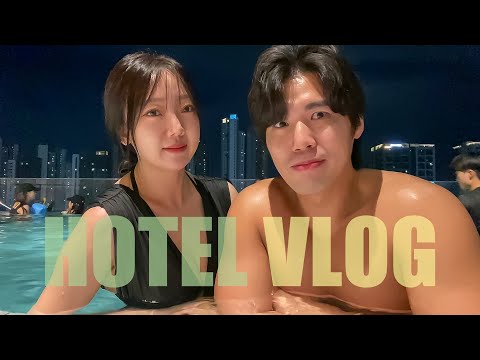 이게 바로 진정한 호캉스다! | 테이크호텔 TAKE HOTEL 인피니티 풀 광명 데이트 서울근교호텔 | 신혼부부 부부vlog |