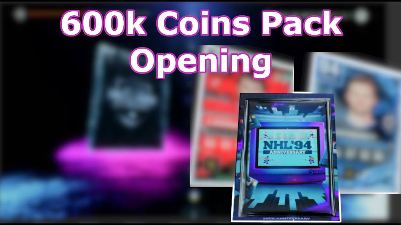 600k Coin Pack Opening Massive 94 overall Pull  NHL 24 Hut