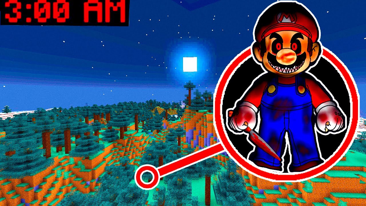NUNCA Entres a la BASE SECRETA de MARIO en MINECRAFT - YouTube