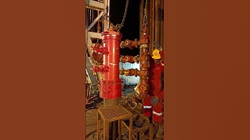 Installing the Cement Head and Cement Lines #oilandgas #drillingoperations#oilwelldrilling