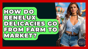 How Do Benelux Delicacies Go From Farm To Market? - Exploring The Benelux