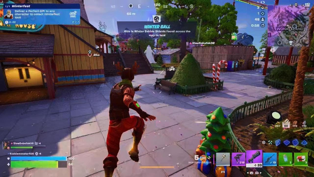 Fortnite in het nieuwe kerst Season