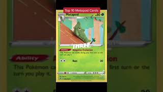 Top 10 Metapod #Pokemon Cards #Shorts