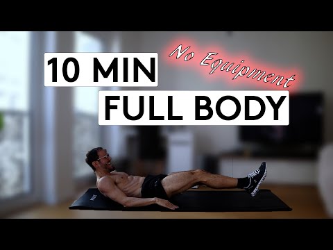 10 MIN FULL BODY HOME WORKOUT very INTENSE  No Equipment Fat Burning Workout  HARD Routine