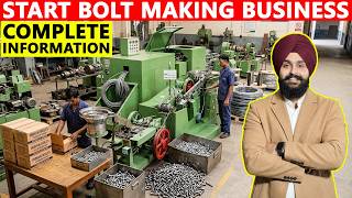 चुपके से मशीन लगा दो | Nut Bolt Manufacturing Business Hindi ! Screw Making Machine startup ideas