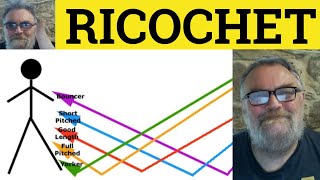 🔵Ricochet Meaning - Ricochet Examples - Ricochet Defined - Vocabulary - Ricochet Definition Ricochet