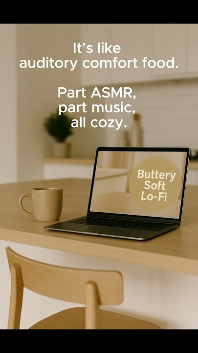 Its like auditory comfort food. Part ASMR, part music, all cozy. #cozybeats #comfort