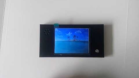 light sensor 2.4 inch lcd screen tv in a card video brochure