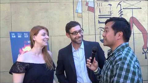 Etheria Film Night 2015 Carpet Interview with Amber Benson and David Greenman