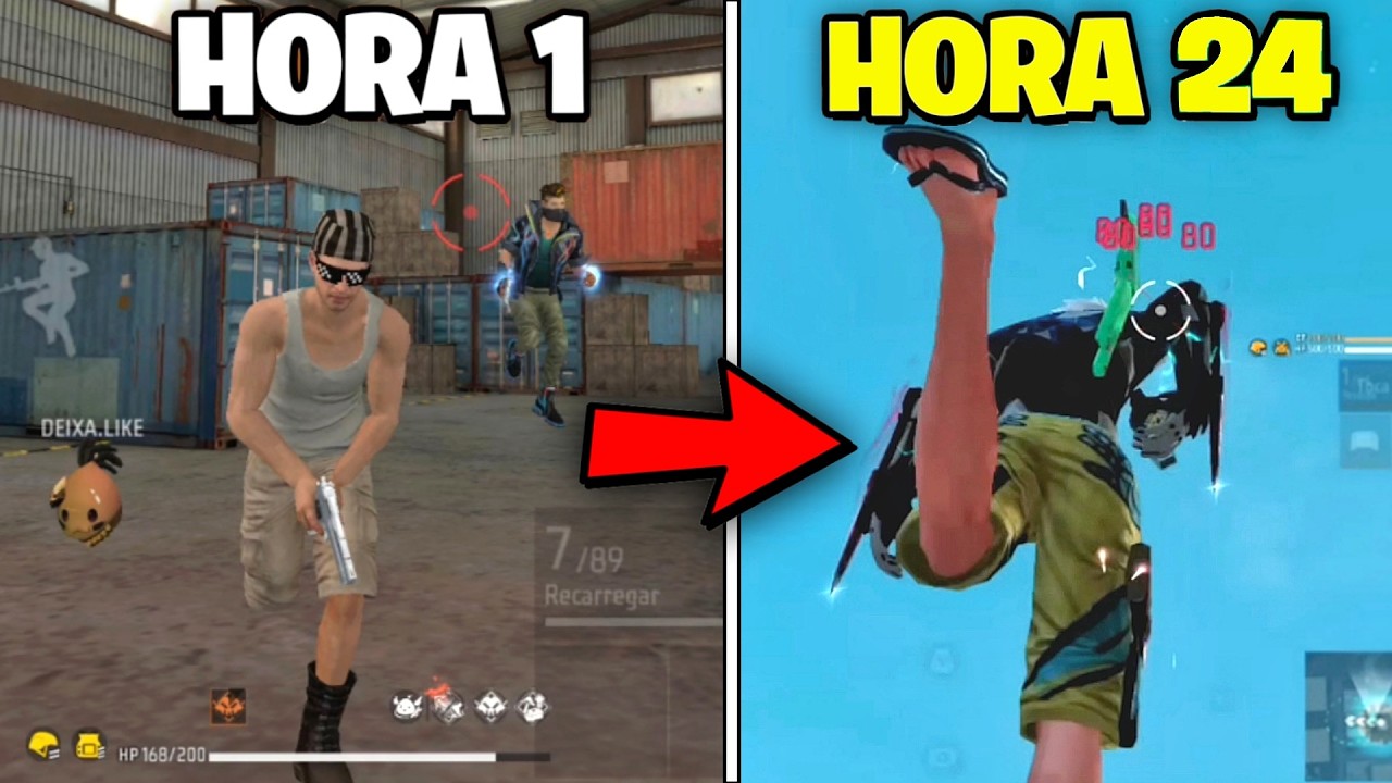 Fui Do Noob ao Freestyle em 24 Horas (nem hack troca) 😯🔥