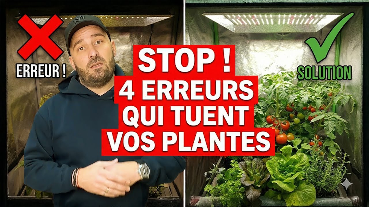 STOP ! 4 Erreurs qui TUENT vos plantes en Intérieur 🚫🌿
