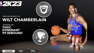 THIS INSIDE CENTER BUILD DOMINATES NBA 2K23 THE BEST PRIME WILT CHAMBERLAIN BUILD