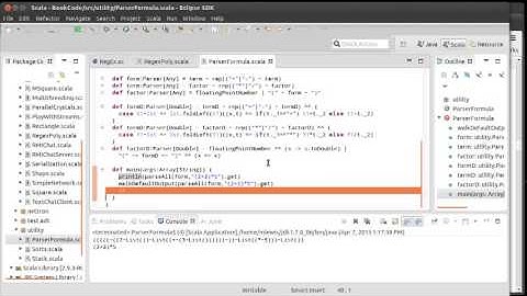 Specifying Parser Output using Scala