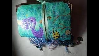 The Mermaid Journal Junk Journal flip through