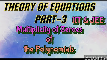 Theory of Equations Part-3: IIT & JEE @syedmathsiit