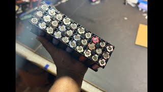 Battery Back Making From Old Laptop Battery [spot Welding Part]