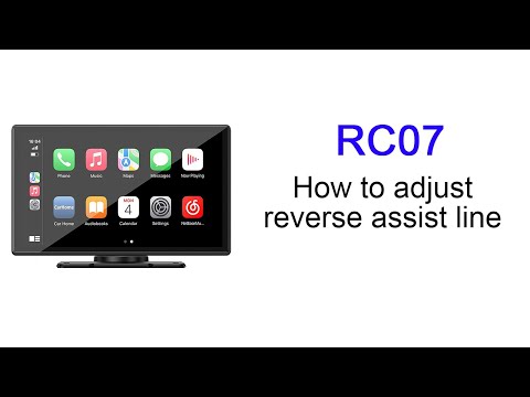 RC07 Apple Carplay ： How to set the backup camera ？