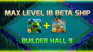MAX LEVEL 18 BETA MINION AND DROP SHIP ATTACK STRATEGY IN BH9 | Clash Of Clans