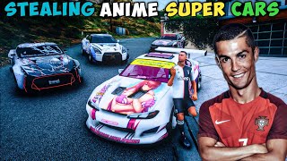 Stealing Nisaan Anime Super Cars With Ronaldo In Gta 5