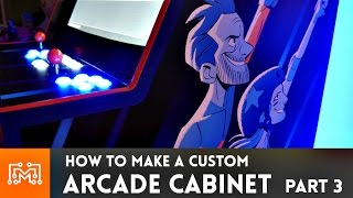 Check out how I made this fully custom arcade cabinet, powered by a Raspberry Pi, to play retro games! Subscribe to my channel: 