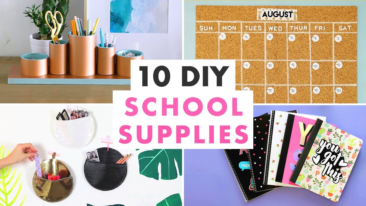 10 DIY School Supplies Calendars, Organizers and Notebooks HGTV