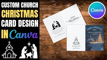 How To Make a Church Christmas Card in Minutes with Canva!