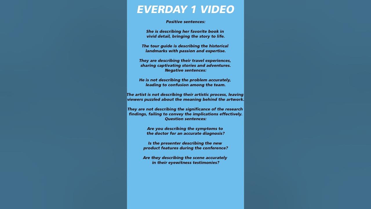 Negative Form In English