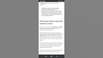 El Salvador and the blockchain projects with Algorand #Shorts #ElSalvadorbitcoin #Algorand