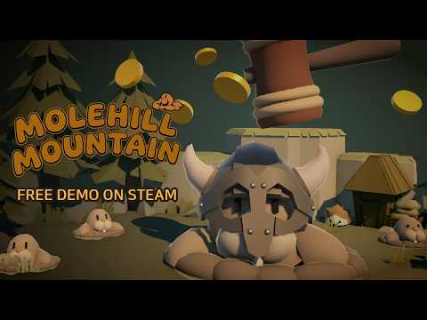 Molehill Mountain – Official Trailer | Whack-a-Mole Incremental Game (Free Demo)