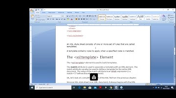 XSLT:Extensible Style-sheet Language Transformation