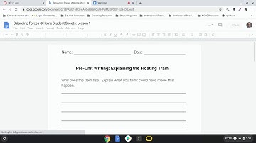 Canvas: Amplify Science Google Doc Assignment