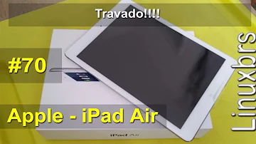O que fazer quando o iPad está travado?