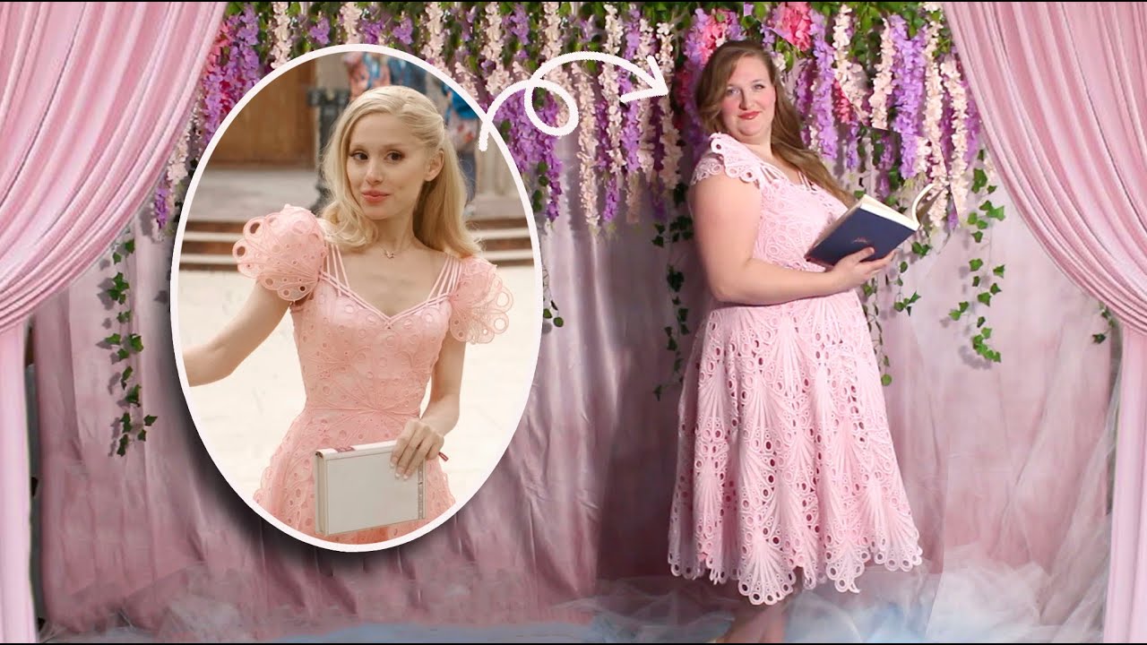 Я сшила платье Глинды для песни «Танцуя сквозь жизнь» || Косплей Глинды