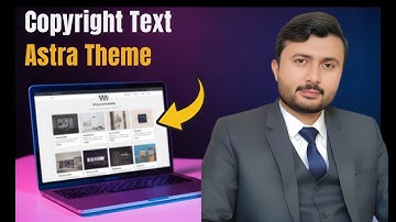 How to Change Copyright Text in Astra Theme | Change Footer Copyright Content WordPress