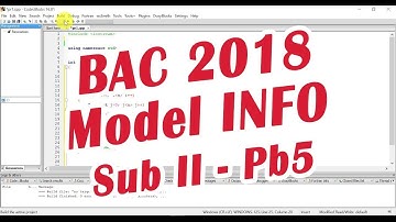 Rezolvare Bac 2018 - Informatica - Subiect Model, Sub II, Pb 5