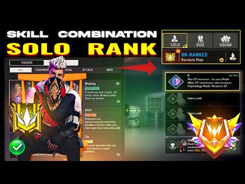 BR ranked Solo ranked Character Combination 