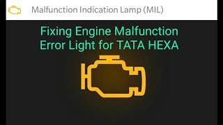 How to Clear Engine Malfunction Error Tata Hexa (NO OBD Tools Needed) screenshot 4