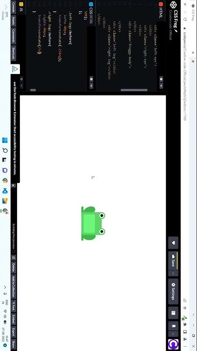 Frog using css #shorts #creativecodeofficial - YouTube