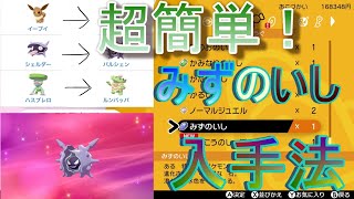 ポケモン剣盾 水の石getのやり方 進化の石 Youtube