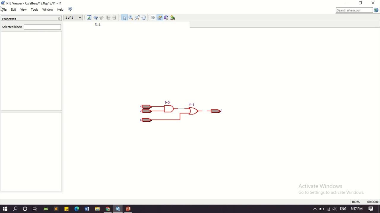 Verilog code for any Boolean expression QUARTUS - YouTube