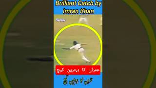 Imran's Lovely Left Handed Catch #cricketshorts