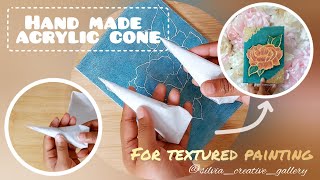 How to make texture paste at home | DIY modelling paste | Easy handmade texture paste for canvas