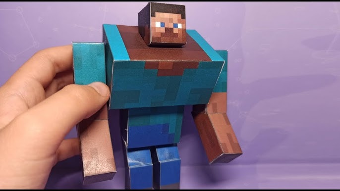 I made Steve & Zombie [Paper Minecraft] MinePapercraft - video Dailymotion