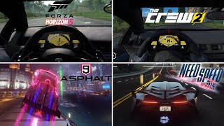 LAMBORGHINI VENENO (Forza Horizon 5 vs The Crew 2 vs Asphalt 9 vs Need For Speed) by RACING GAMES 13,529 views 1 year ago 11 minutes, 23 seconds