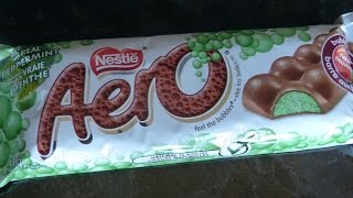 Peppermint AERO chocolate bar