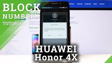 How to Create Blacklist in Huawei Honor 4X - Block Number